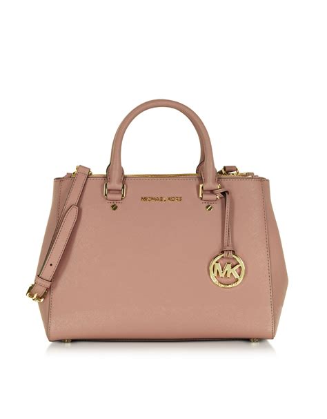 michael kors sutton satchel pink|Michael Kors large pink tote.